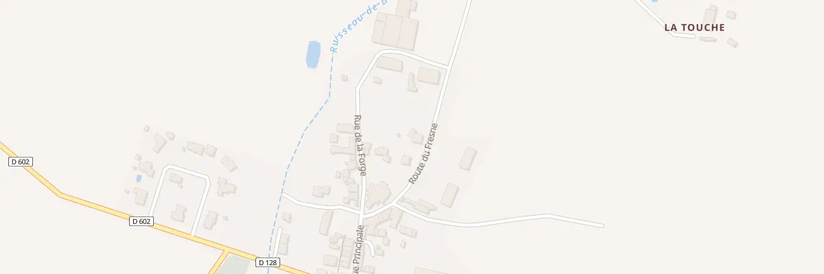 Plan du 5020 La Grande Maison à Denazé