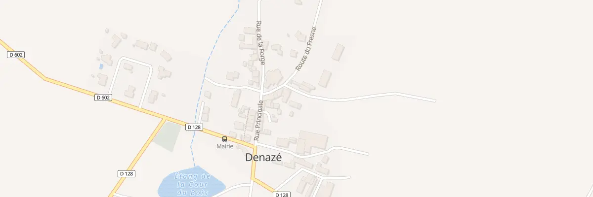 Plan du 1 Le Perrin Pineau à Denazé