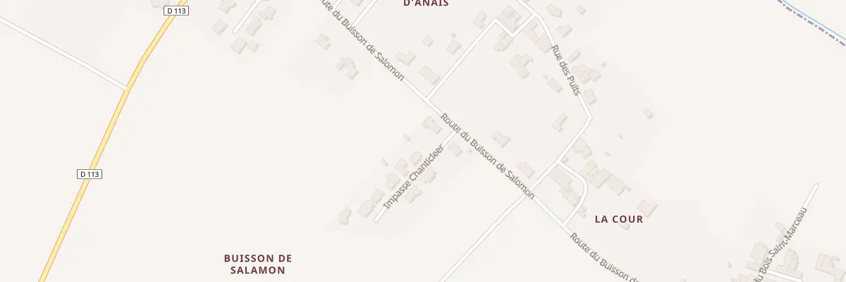 Plan du 1 Imp Chanticleer à Anais