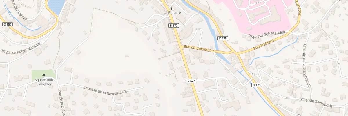 Plan du 50 Rue Emile Chenel - Vire à Vire Normandie