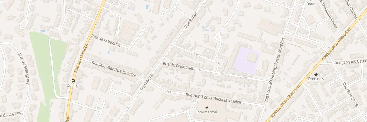 Plan du 26 Rue du Breloquet à Cholet