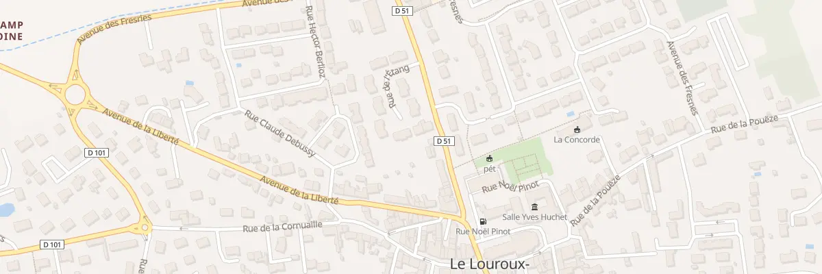 Plan du 5 Rue de l’Etang à Val d’Erdre-Auxence