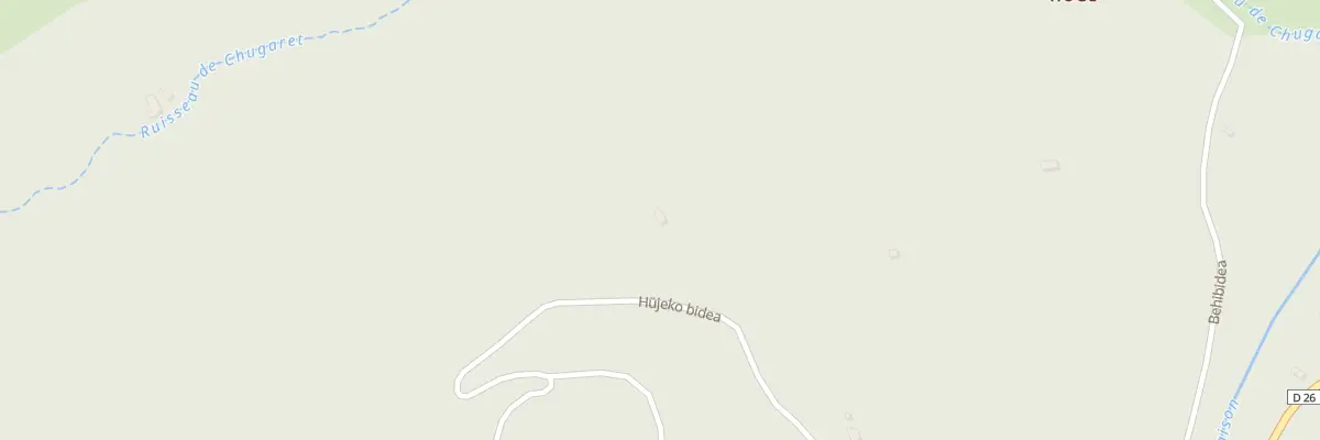 Plan du 1390 Hüjeko bidea à Licq-Athérey