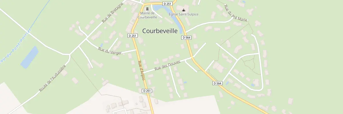 Plan du 6 Rue des Douves à Courbeveille