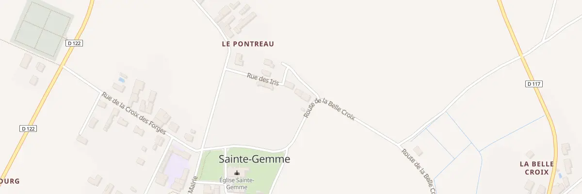 Plan du 7 Rue des Iris à Sainte-Gemme