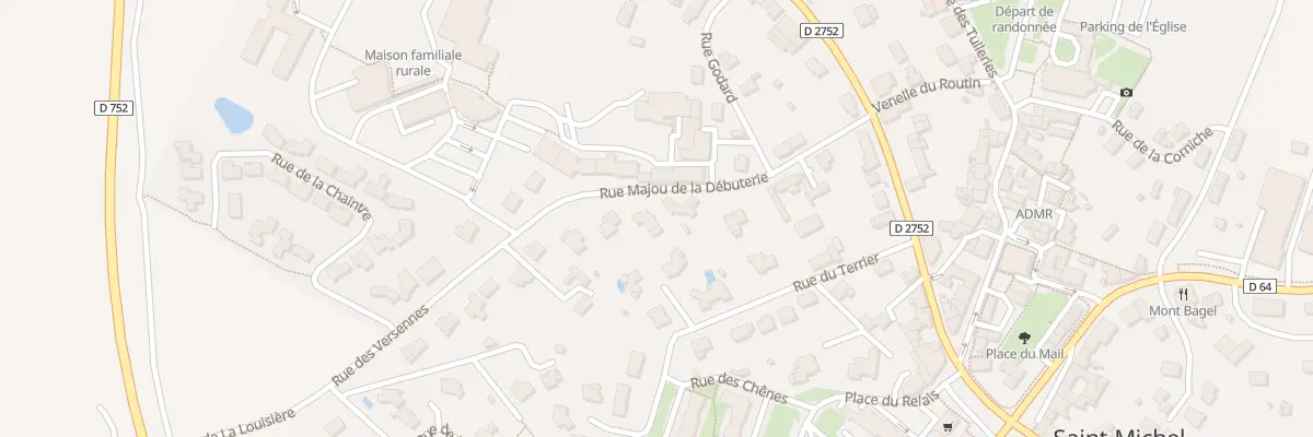 Plan du 11T Rue majou de la debuterie à Sèvremont