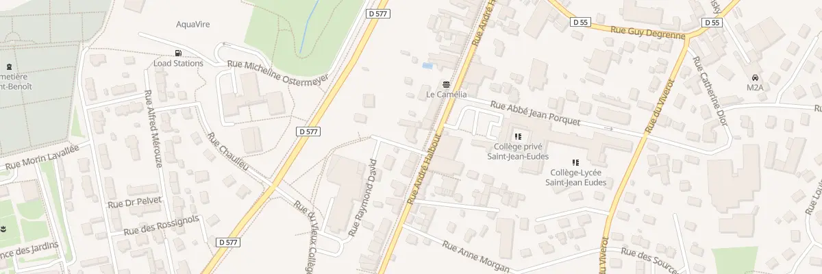 Plan du 501 Rue Andre Halbout Vire à Vire Normandie