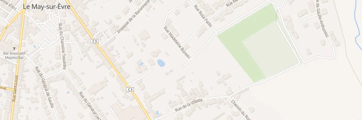 Plan du 16 Rue Madeleine Bureau au May-sur-Èvre