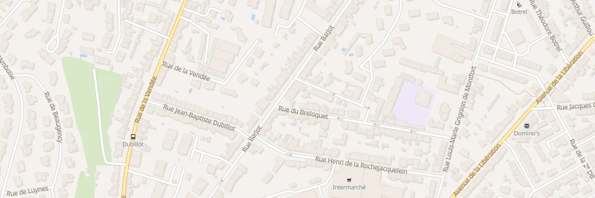 Plan du 115 Rue Barjot à Cholet