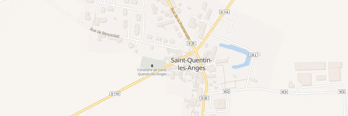 Plan du 6 Rue de l’Oudon à Saint-Quentin-les-Anges
