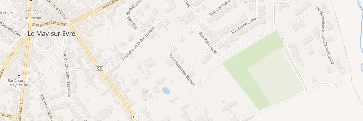 Plan du 13 Rue Madeleine Bureau au May-sur-Èvre