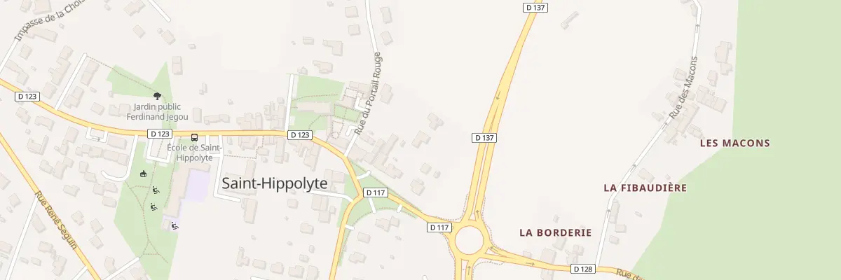 Plan du 4B Rue de la République à Saint-Hippolyte