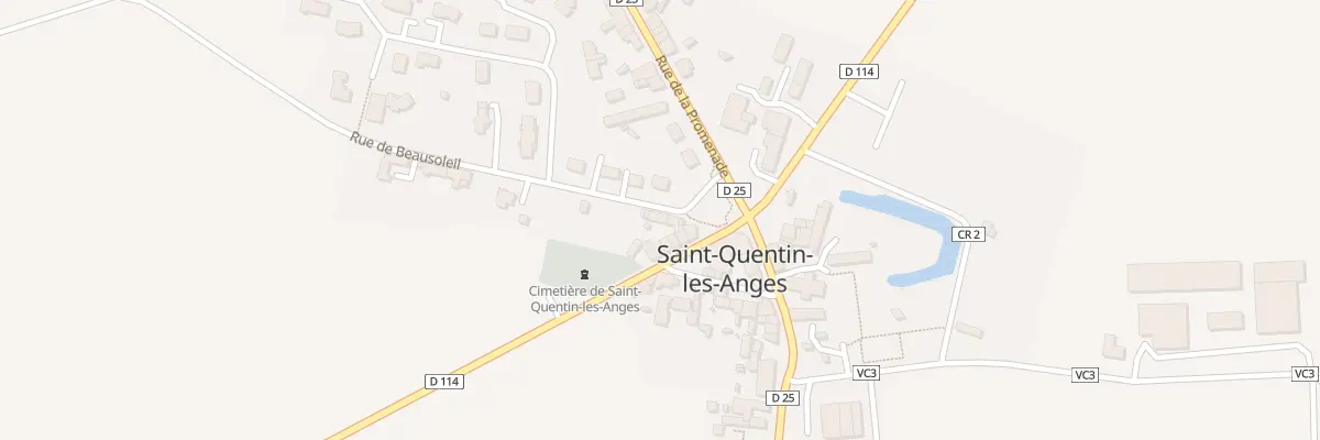 Plan du 3 Rue de Beausoleil à Saint-Quentin-les-Anges