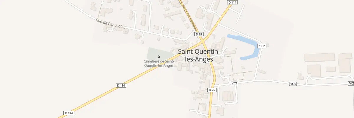 Plan du 3 Rue de l’Oudon à Saint-Quentin-les-Anges
