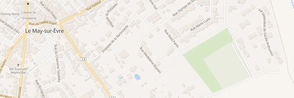 Plan du 11 Rue Madeleine Bureau au May-sur-Èvre