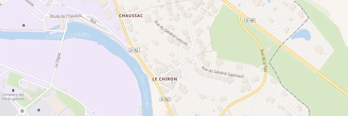 Plan du 3 Rue General de Lescure à Saint-Laurent-sur-Sèvre
