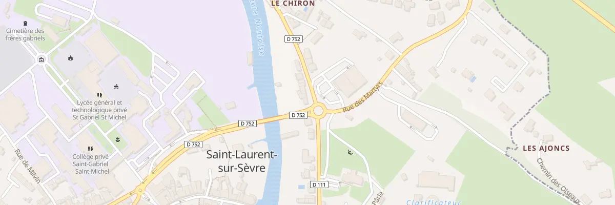 Plan du 23 Bd de la Rochejaquelein à Saint-Laurent-sur-Sèvre
