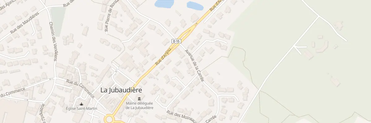 Plan du 6 Av de la Carree (Jubaudiere) à Beaupréau-en-Mauges