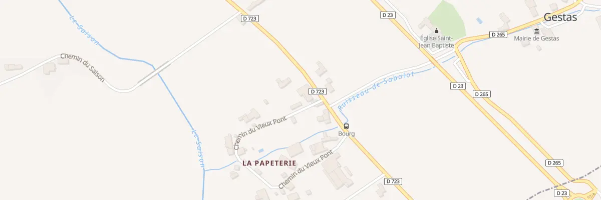 Plan du 5017 Lassalle à Gestas