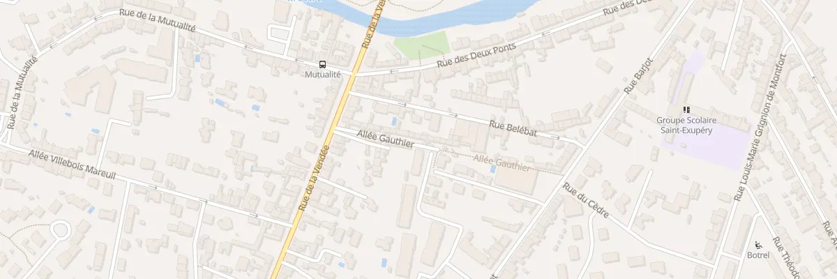 Plan du 31 Rue de la Vendée à Cholet