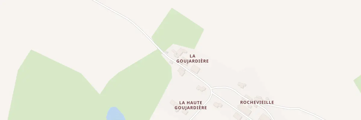 Plan du 5 La Goujardière au Boupère