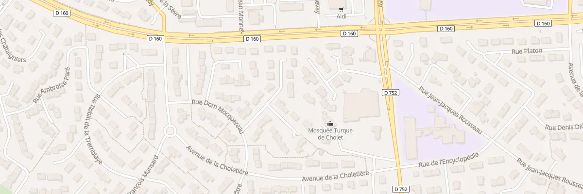 Plan du 10 Rue Sebastien Vauban à Cholet