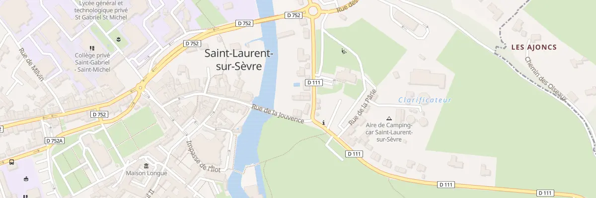 Plan du 9 Bd de la Rochejaquelein à Saint-Laurent-sur-Sèvre