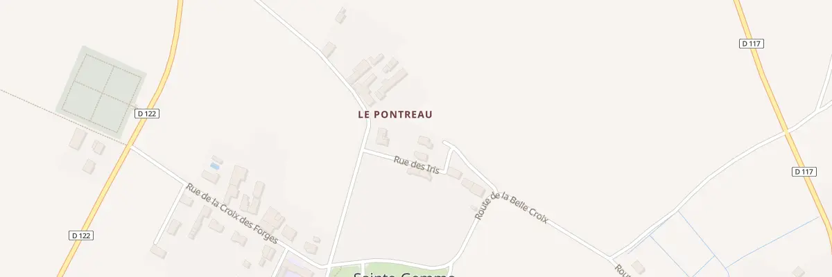 Plan du 1 Rue des Iris à Sainte-Gemme