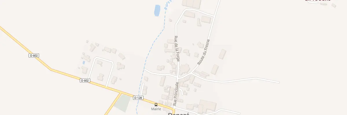 Plan du 9 Rue de la Forge à Denazé