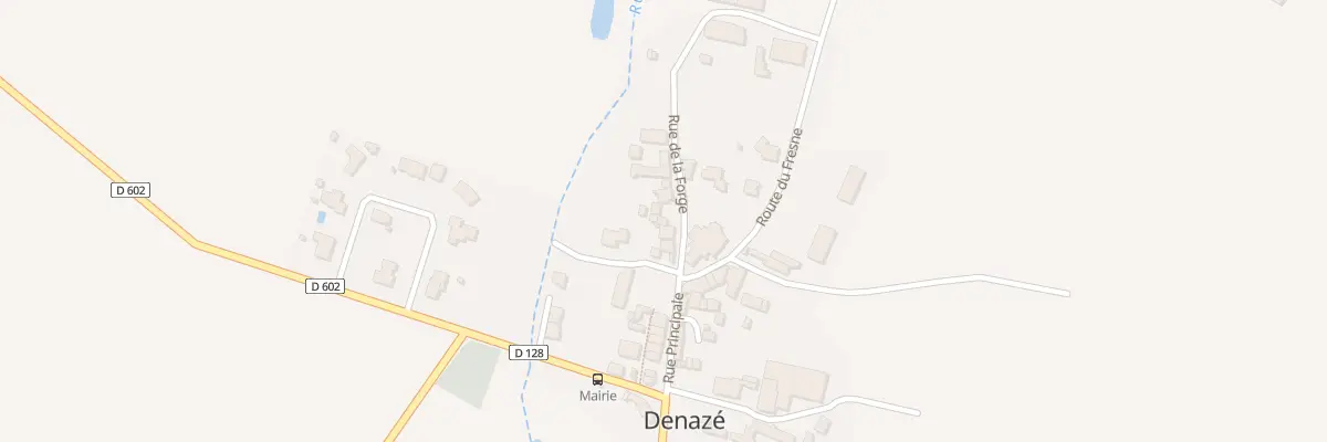 Plan du 5 Rue de la Forge à Denazé