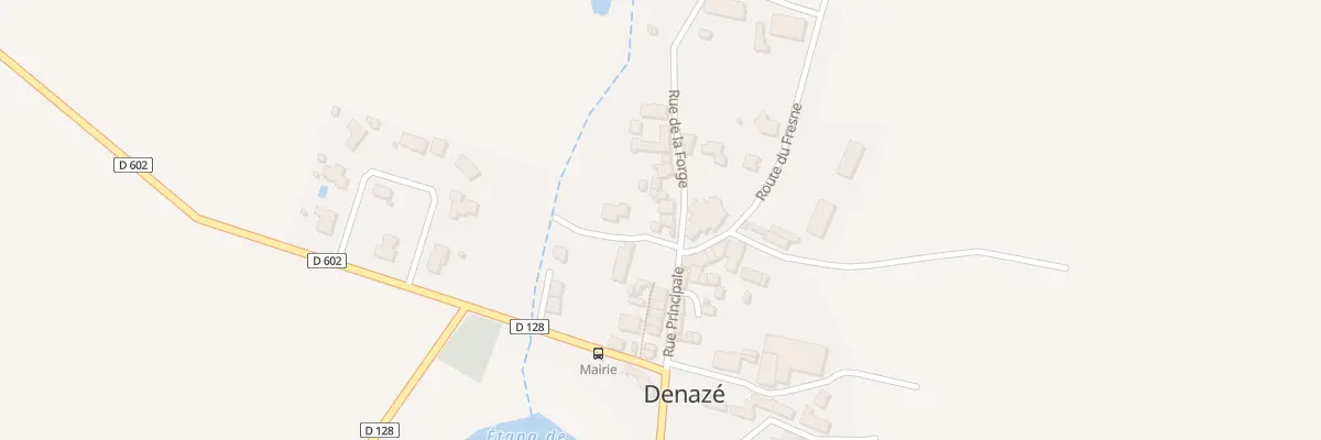 Plan du 1 Rue de la Forge à Denazé