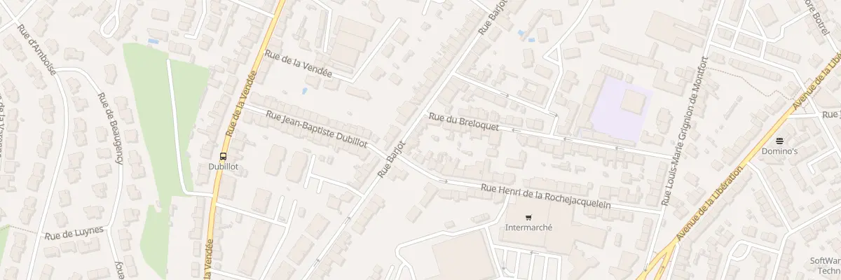 Plan du 125 Rue Barjot à Cholet