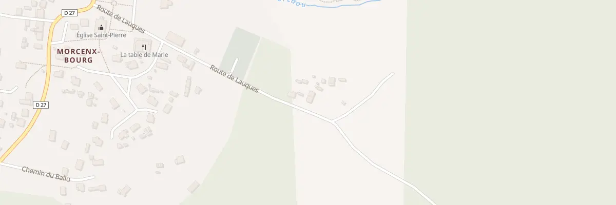 Plan du 389 Rte de Lauques à Morcenx-la-Nouvelle
