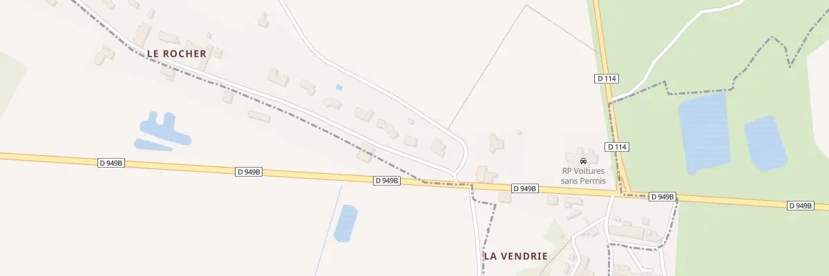 Plan du 5158 Le Rocher à Tallud-Sainte-Gemme