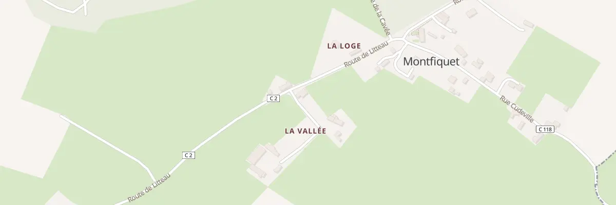 Plan du 5016 La Cavee à Montfiquet