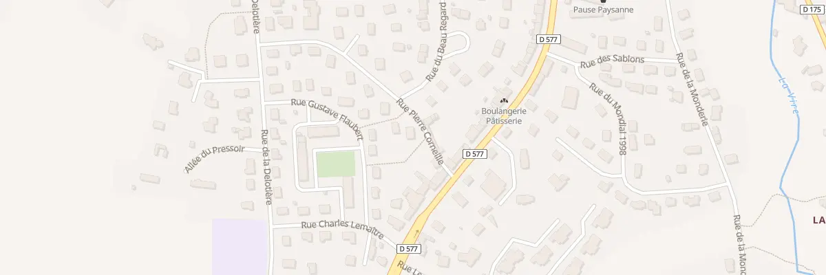 Plan du 18 Rue Pierre Corneille - Vire à Vire Normandie
