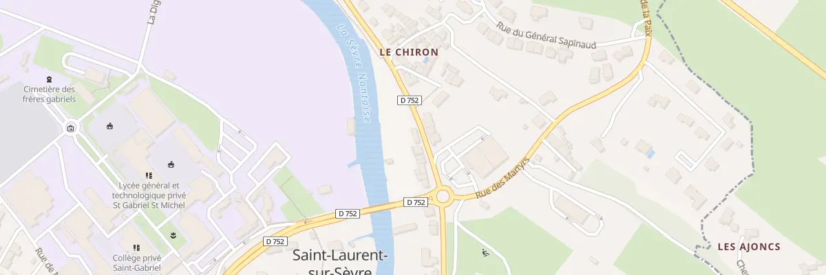 Plan du 31 Bd de la Rochejaquelein à Saint-Laurent-sur-Sèvre
