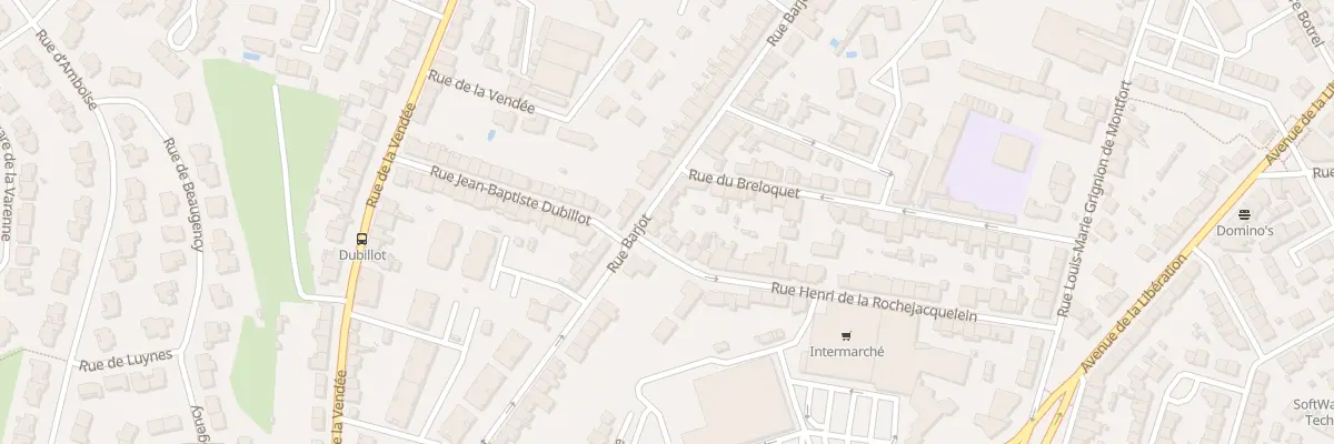 Plan du 127 Rue Barjot à Cholet