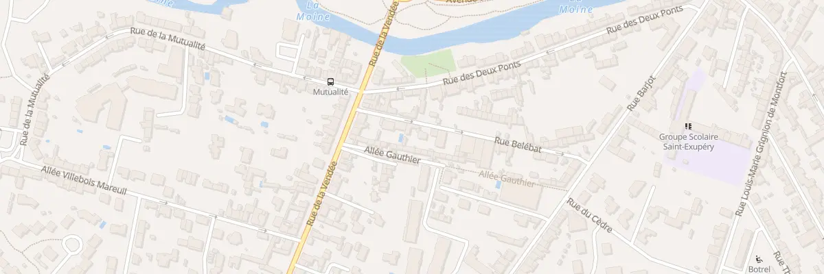 Plan du 25 Rue Bel Ebat à Cholet