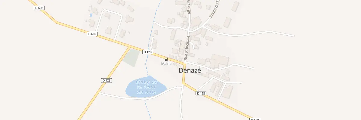 Plan du 1 Rue Principale à Denazé