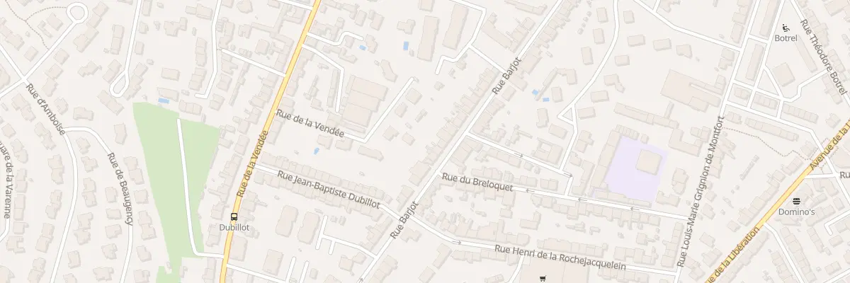 Plan du 82 Rue Barjot à Cholet