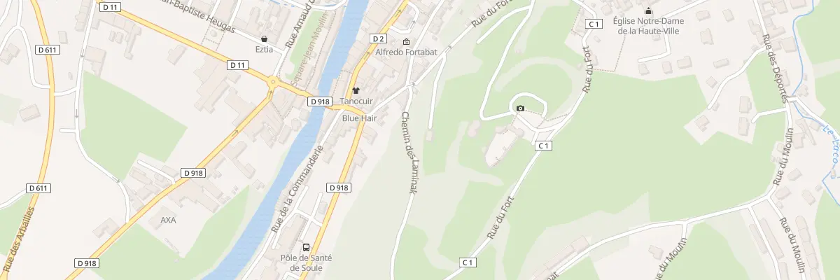 Plan du 10 Rue du Fort à Mauléon-Licharre