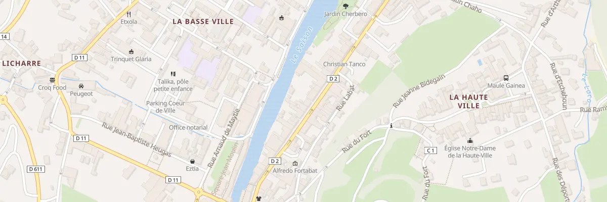 Plan du 45 Rue Victor Hugo à Mauléon-Licharre