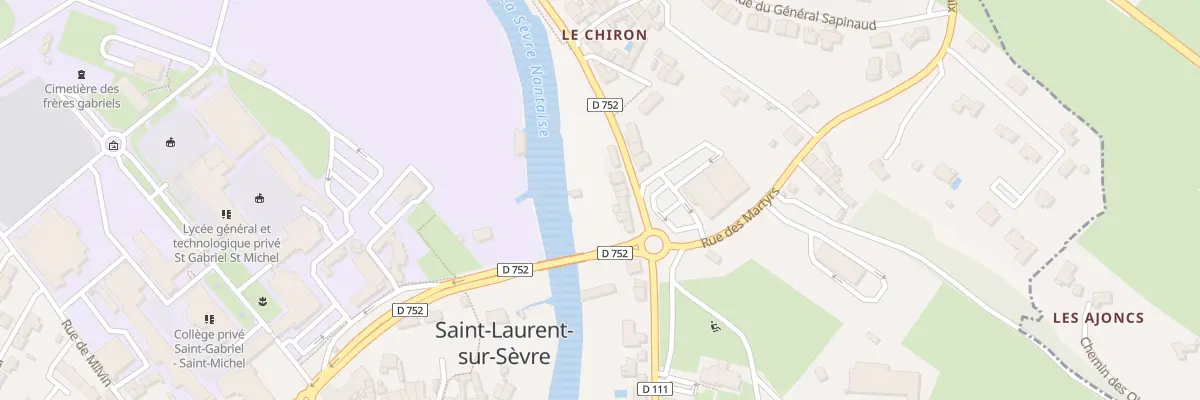 Plan du 27 Bd de la Rochejaquelein à Saint-Laurent-sur-Sèvre