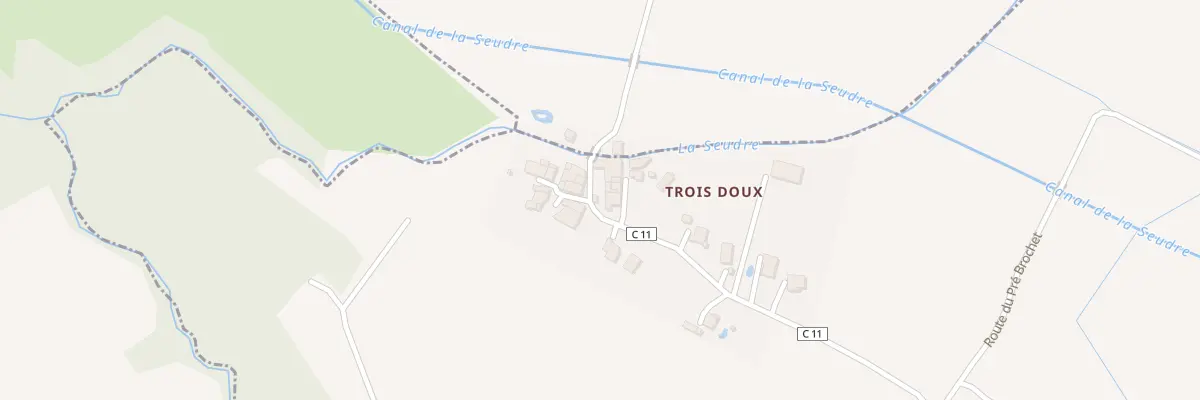 Plan du 32 Rue des Trois Doux à Corme-Écluse