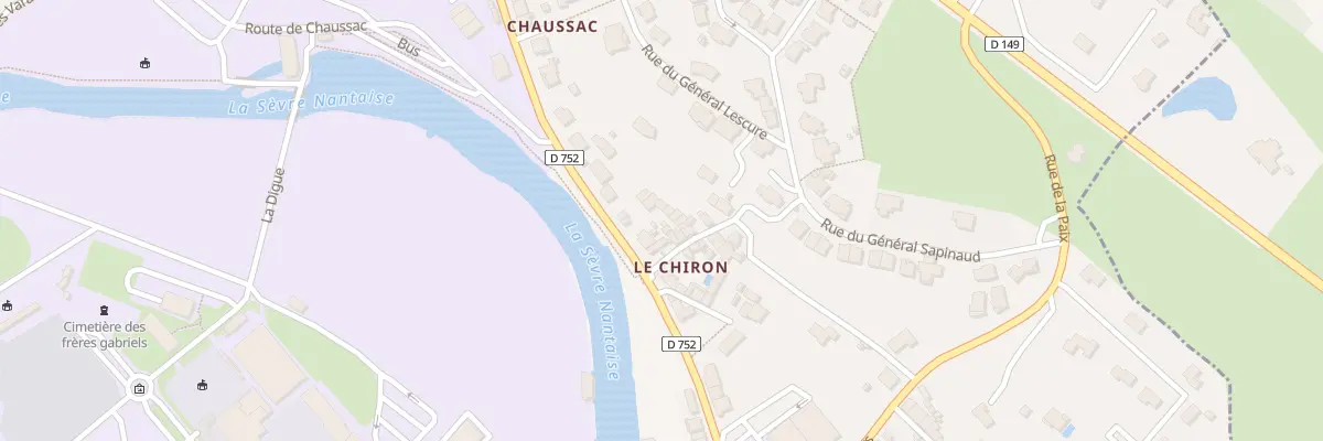 Plan du 32 Bd de la Rochejaquelein à Saint-Laurent-sur-Sèvre