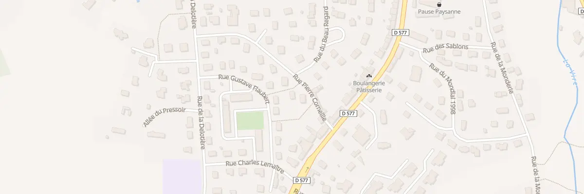 Plan du 16 Rue Pierre Corneille - Vire à Vire Normandie