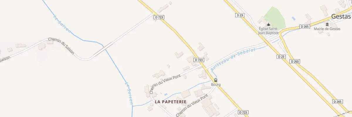 Plan du 5042 Lassalle à Gestas