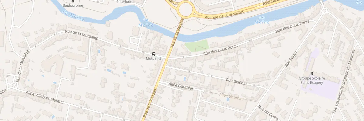 Plan du 87 Rue des Deux Ponts à Cholet