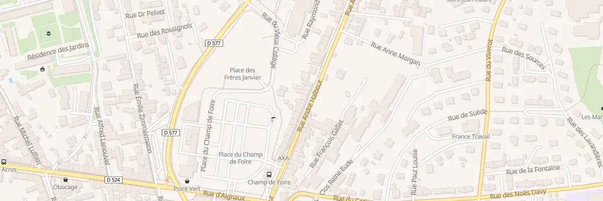 Plan du 47 Rue Andre Halbout Vire à Vire Normandie